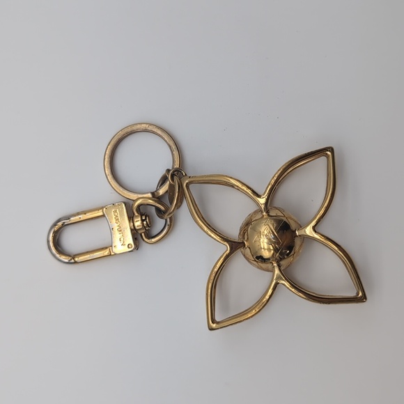Louis Vuitton sphere key holder gold charm - Picture 2 of 4